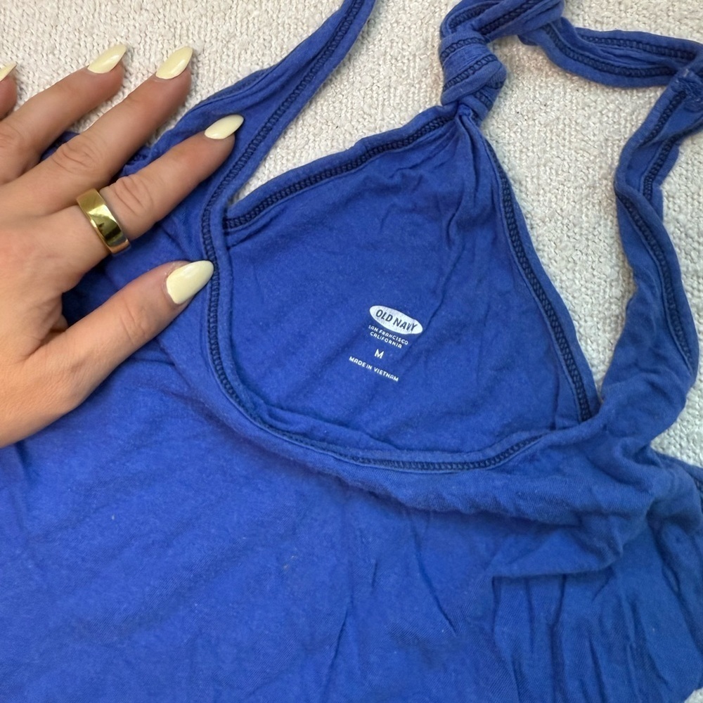 Old Navy Royal Blue Women's Tank Top - Picture 3 of 3